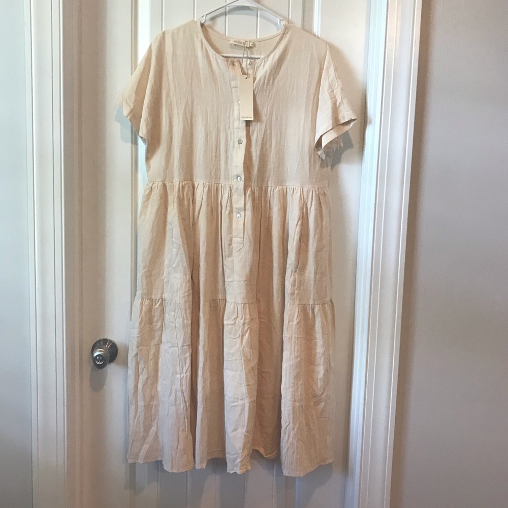 Roolee linen midi dress